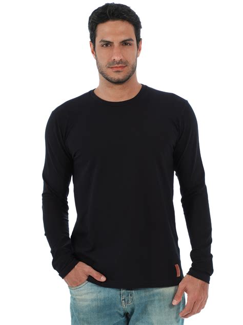 Camiseta de manga longa masculina: compre a sua .